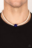 Metamorphic Marvel - Blue Urban Necklace