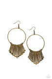 The Little Dipper - Brass Earring