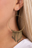 The Little Dipper - Brass Earring