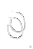 WARPED Speed - Silver Hoop Earring