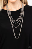 Top of the Food Chain - Silver Necklace