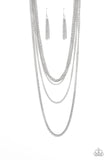 Top of the Food Chain - Silver Necklace