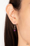 Soft-Hearted Shimmer - Purple Necklace