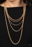 Top of the Food Chain - Gold Necklace