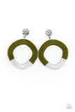 Thats a WRAPAROUND - Green Post Earring