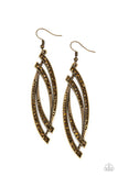 Twinkle for Two - Brass Earring