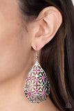 Delightfully Daisy - Pink Earring