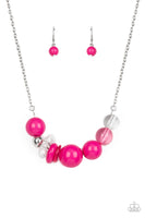 Bauble Bonanza - Pink Necklace