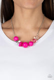 Bauble Bonanza - Pink Necklace