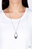 Dip Into Dazzle - Silver Necklace