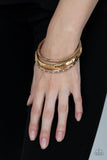 Confidently Curvaceous - Gold Bracelet