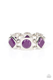 Asymmetrical A-Lister - Purple Bracelet