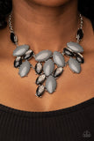 Date Night Nouveau - Silver Necklace