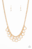 TEAR-rifically Twinkling - Gold Necklace