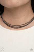 Glitzy Gusto - Black Choker