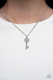 Prized Key Player - Blue Necklace