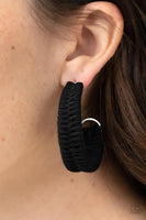 Rural Guru - Black Hoop Earring