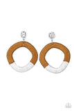 Thats a WRAPAROUND - Brown Post Earring