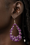 Tenacious Treasure - Purple Earring