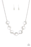 Blissfully Bubbly - White Necklace