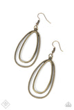 Lend Me Your Lasso - Brass Earring