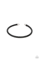 Rustic Wrangler - Black Bracelet