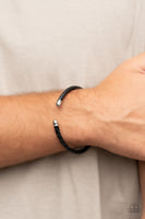 Rustic Wrangler - Black Bracelet