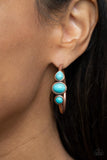 Dusky Charmer - Copper Hoop Earring