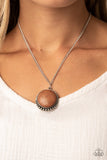 Mojave Moon - Brown Necklace