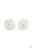 Bunches of Bubbly - White Post Earring