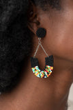 Make it RAINBOW - Black Post Earring