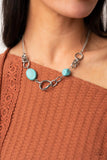 Sonoran Solo - Blue Necklace