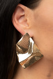 Modern Maverick - Gold Post Earring