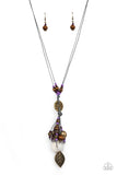 Knotted Keepsake - Purple Necklace