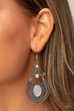 Panama Palace - Silver Earring