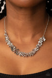 Fearlessly Floral - Silver Necklace