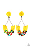 Make it RAINBOW - Yellow Post Earring