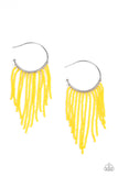 Saguaro Breeze - Yellow Hoop Earring