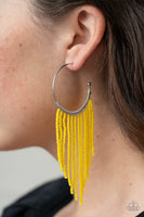 Saguaro Breeze - Yellow Hoop Earring