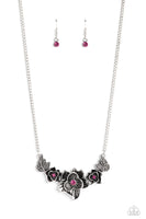 Botanical Breeze - Pink Necklace