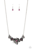 Botanical Breeze - Pink Necklace