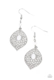 Perky Perennial - White Earring