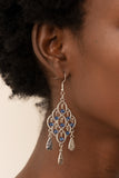 Sentimental Shimmer - Blue Earring