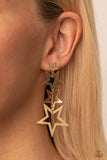 Superstar Crescendo - Gold Post Earring