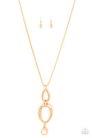 Elegantly Entrancing - Gold Lanyard