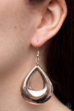 Laid-Back Leisure - Rose Gold Earring
