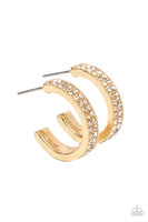 Small Town Twinkle - Gold Hoop Earring