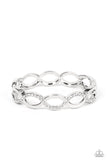 Tailored Twinkle - White Bracelet
