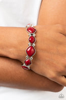 Boldly BEAD-azzled - Red Bracelet