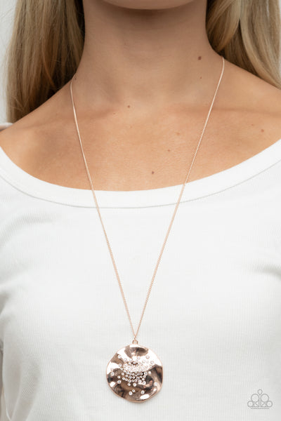 Boom and COMBUST - Rose Gold Necklace